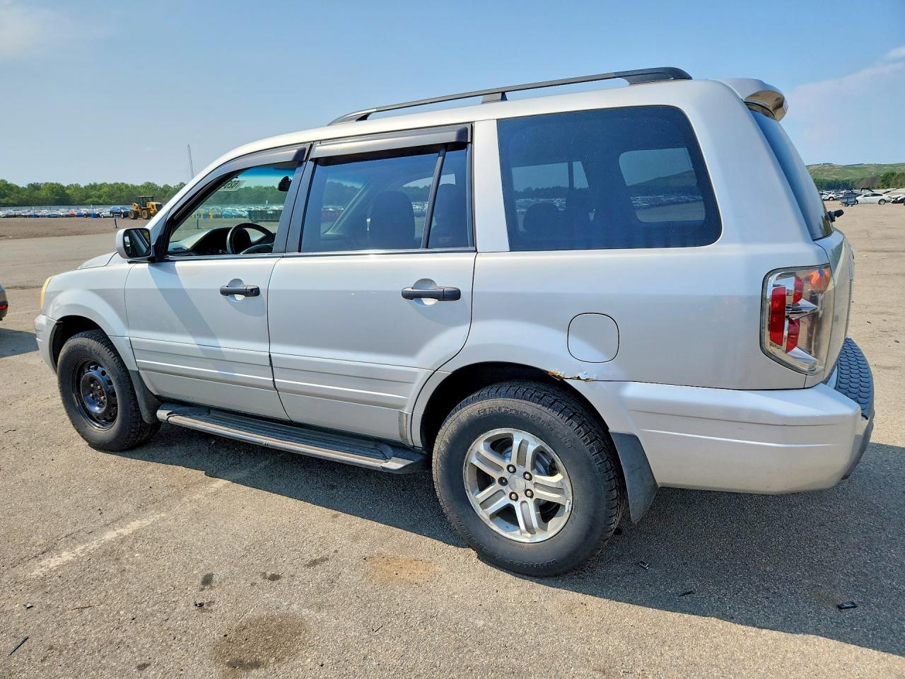 2003 Honda Pilot Ex Silver vin: 2HKYF18433H514611