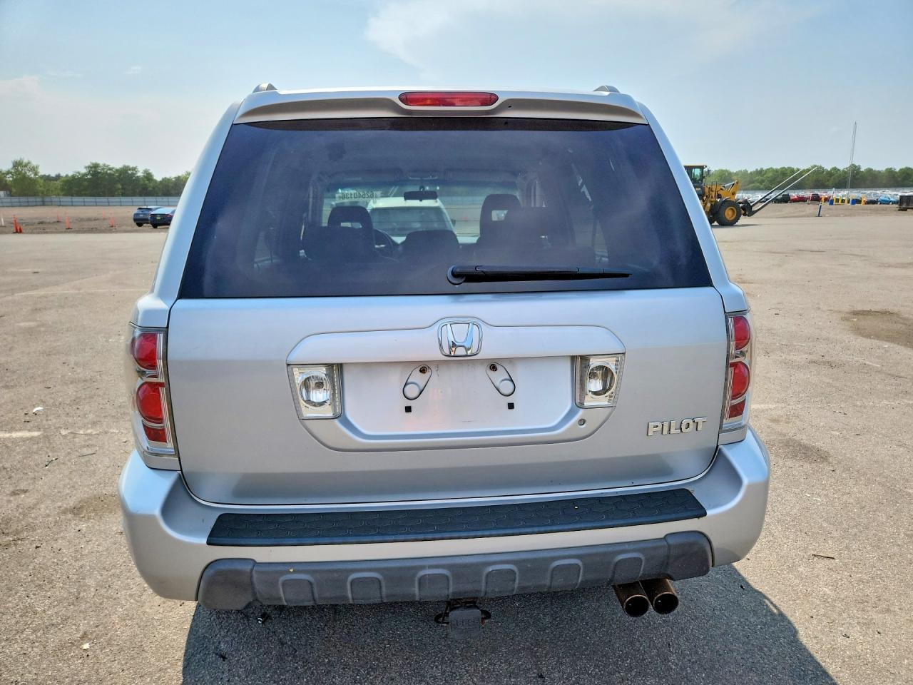2003 Honda Pilot Ex Silver vin: 2HKYF18433H514611