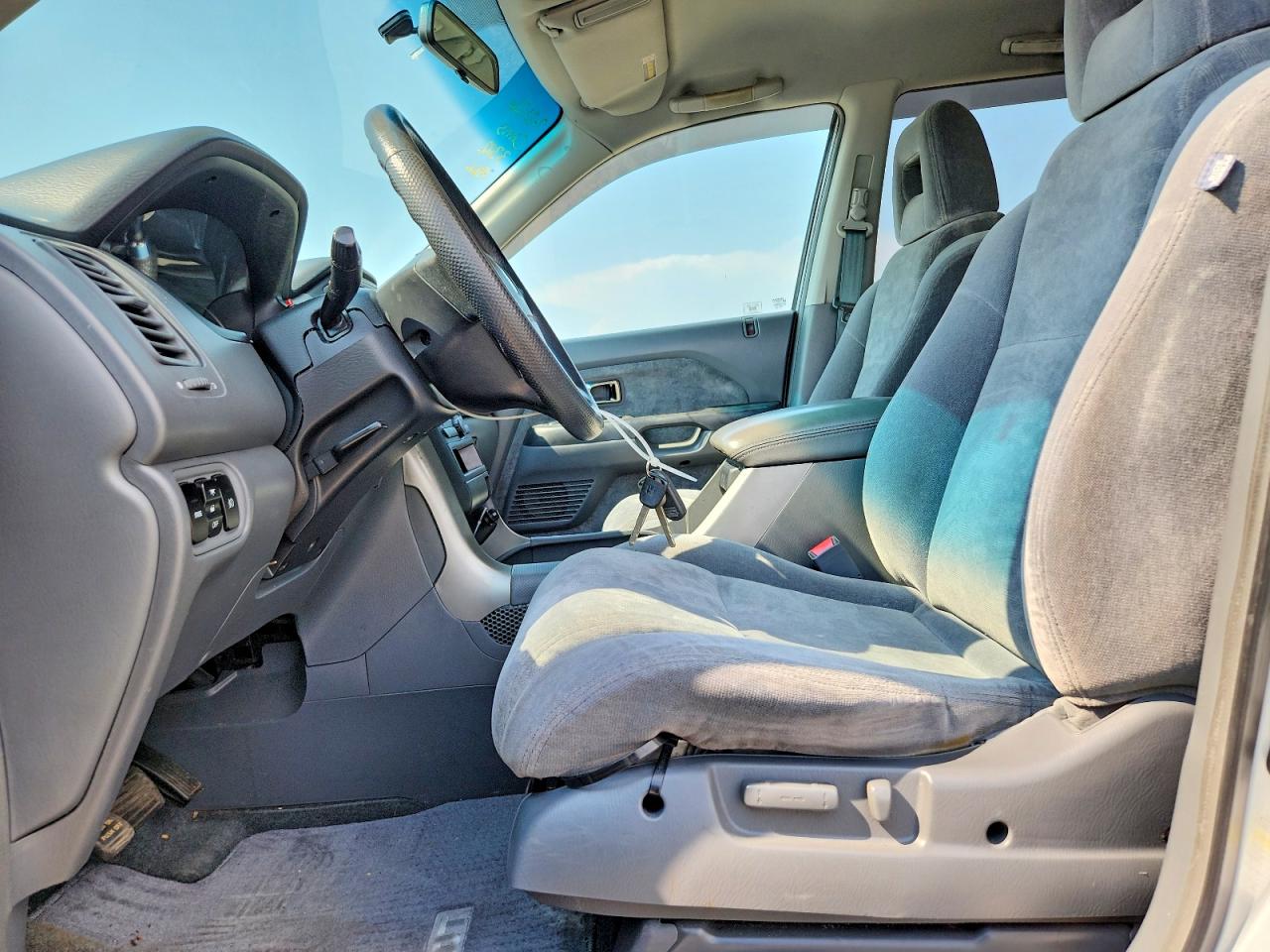 2003 Honda Pilot Ex Silver vin: 2HKYF18433H514611