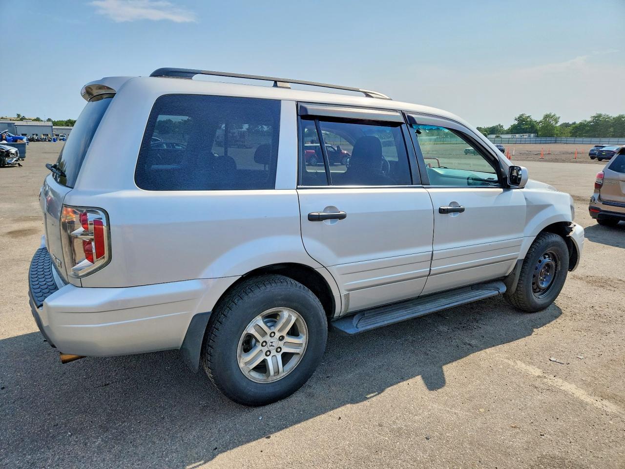 2003 Honda Pilot Ex Silver vin: 2HKYF18433H514611