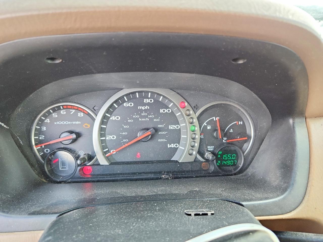 2003 Honda Pilot Ex Green vin: 2HKYF18433H547981