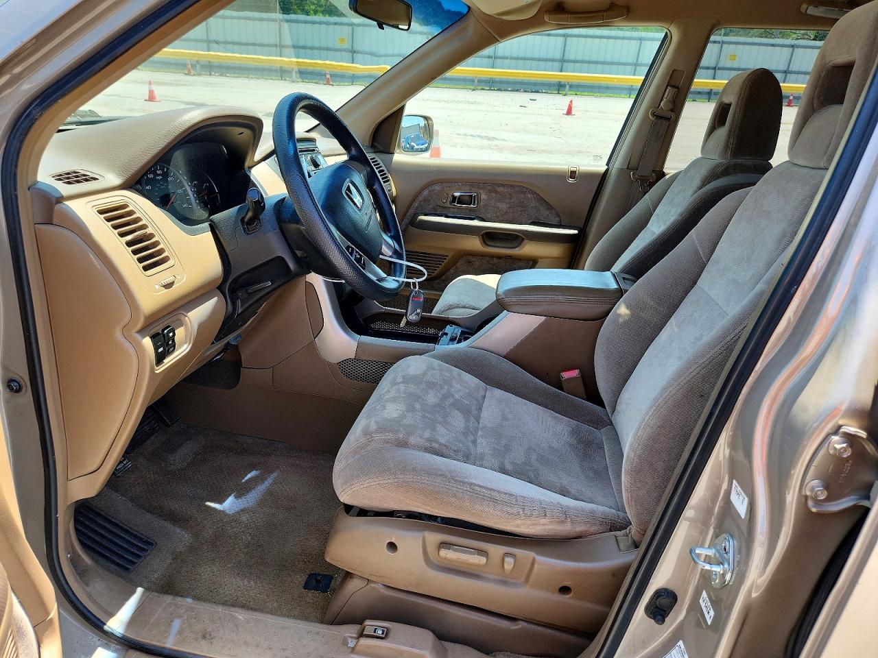 2003 Honda Pilot Ex Beige vin: 2HKYF18433H566241