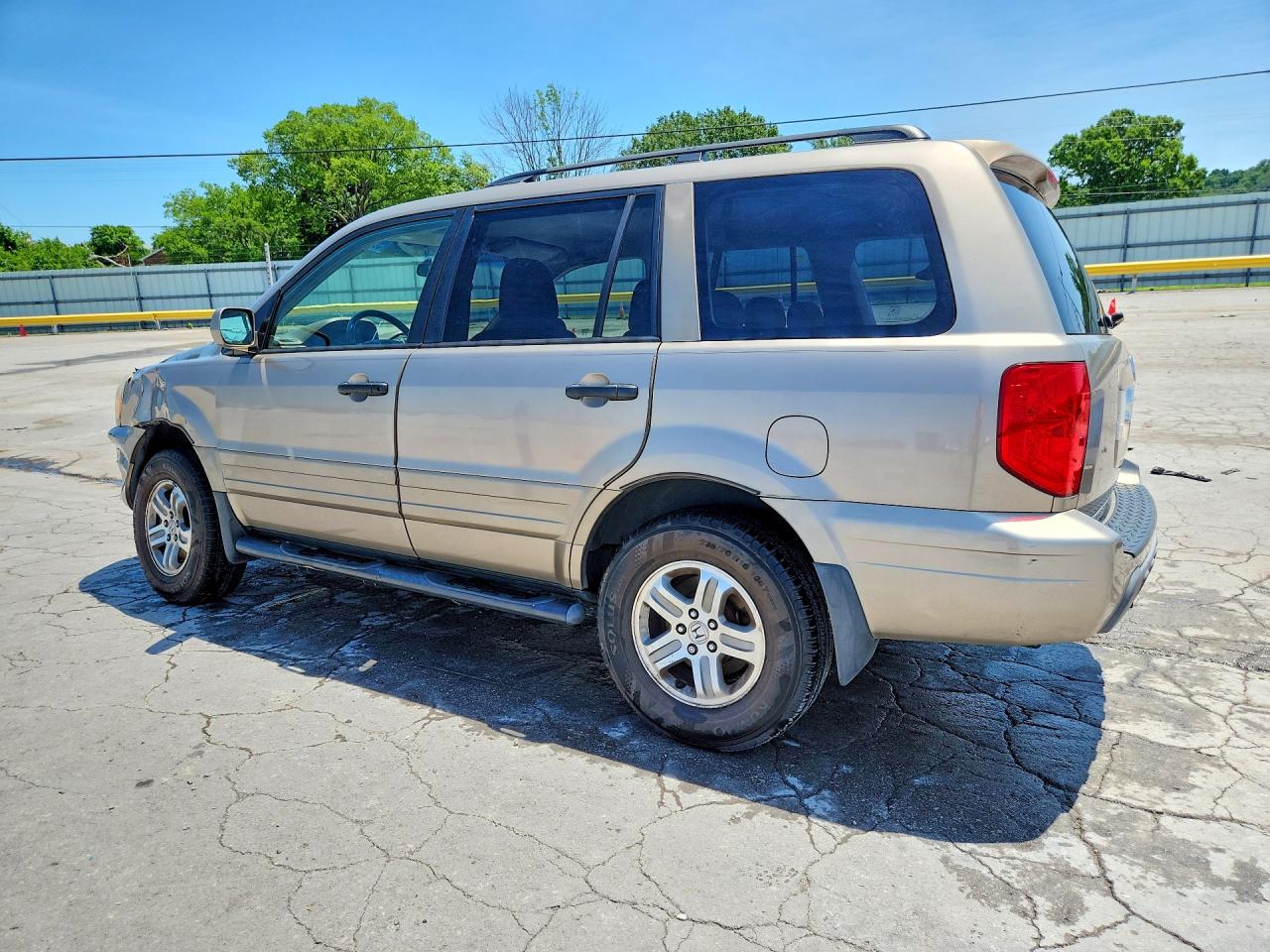 2003 Honda Pilot Ex Beige vin: 2HKYF18433H566241