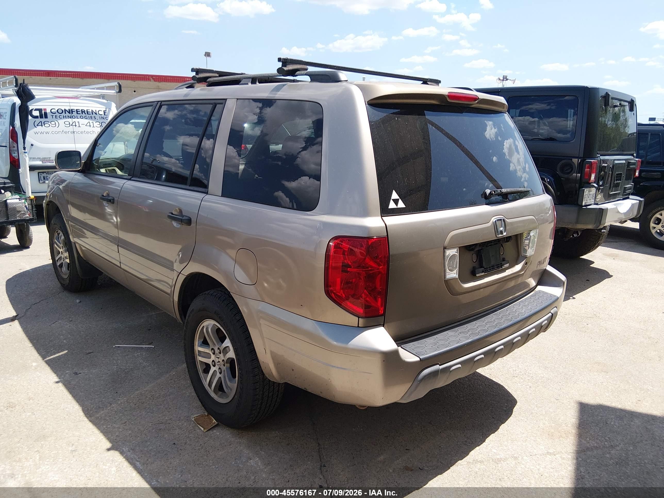 2004 Honda Pilot Ex Gold vin: 2HKYF18434H588600