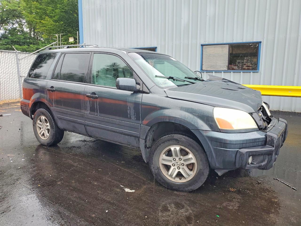 2004 Honda Pilot Ex Угольный vin: 2HKYF18434H589035