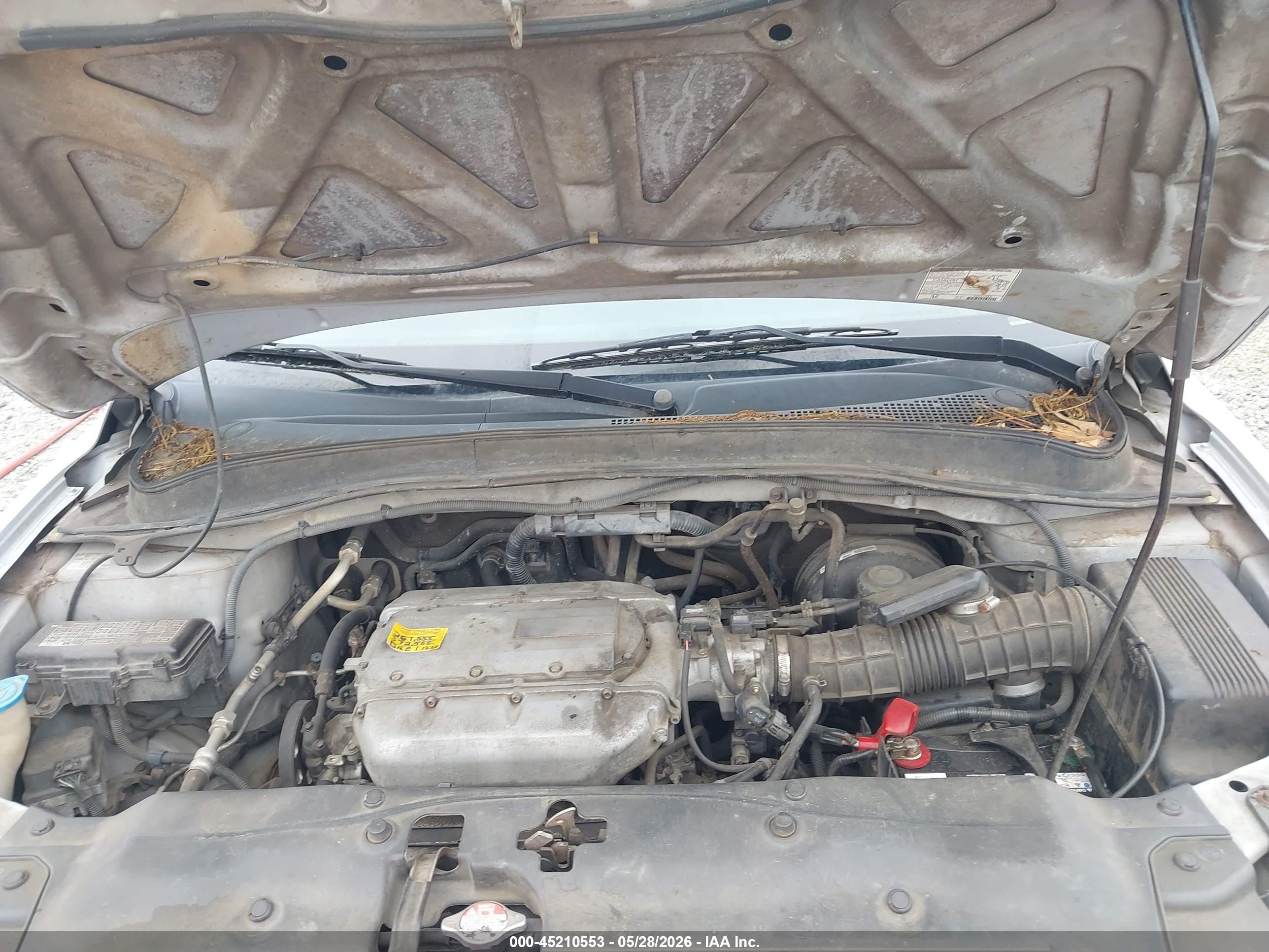 2004 Honda Pilot Ex Silver vin: 2HKYF18434H590475