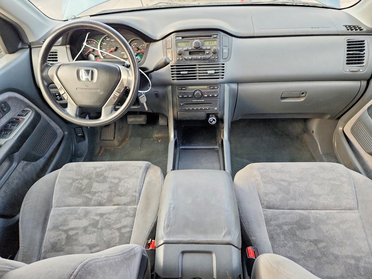 2005 Honda Pilot Ex Синий vin: 2HKYF18435H529323