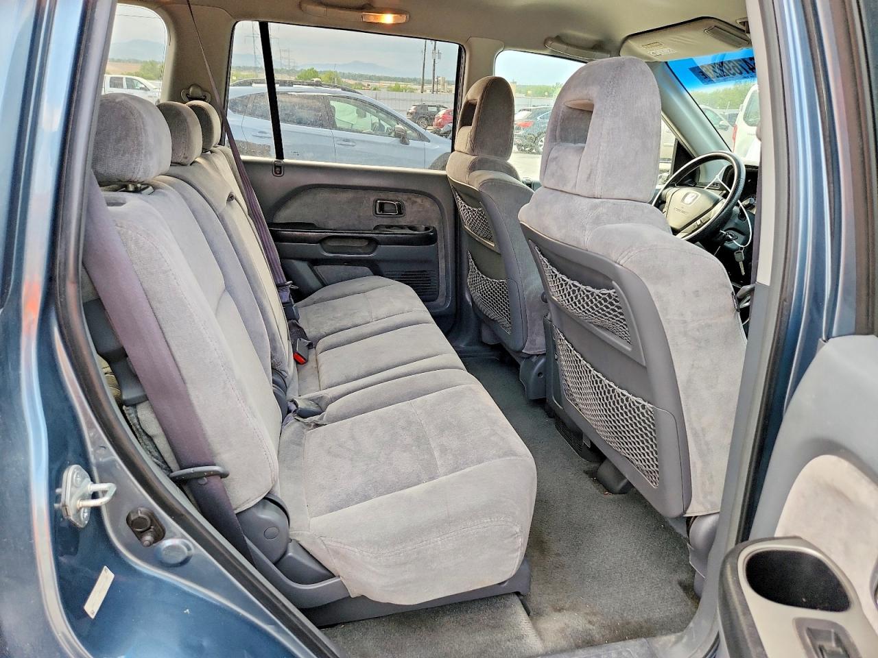 2005 Honda Pilot Ex Синий vin: 2HKYF18435H529323