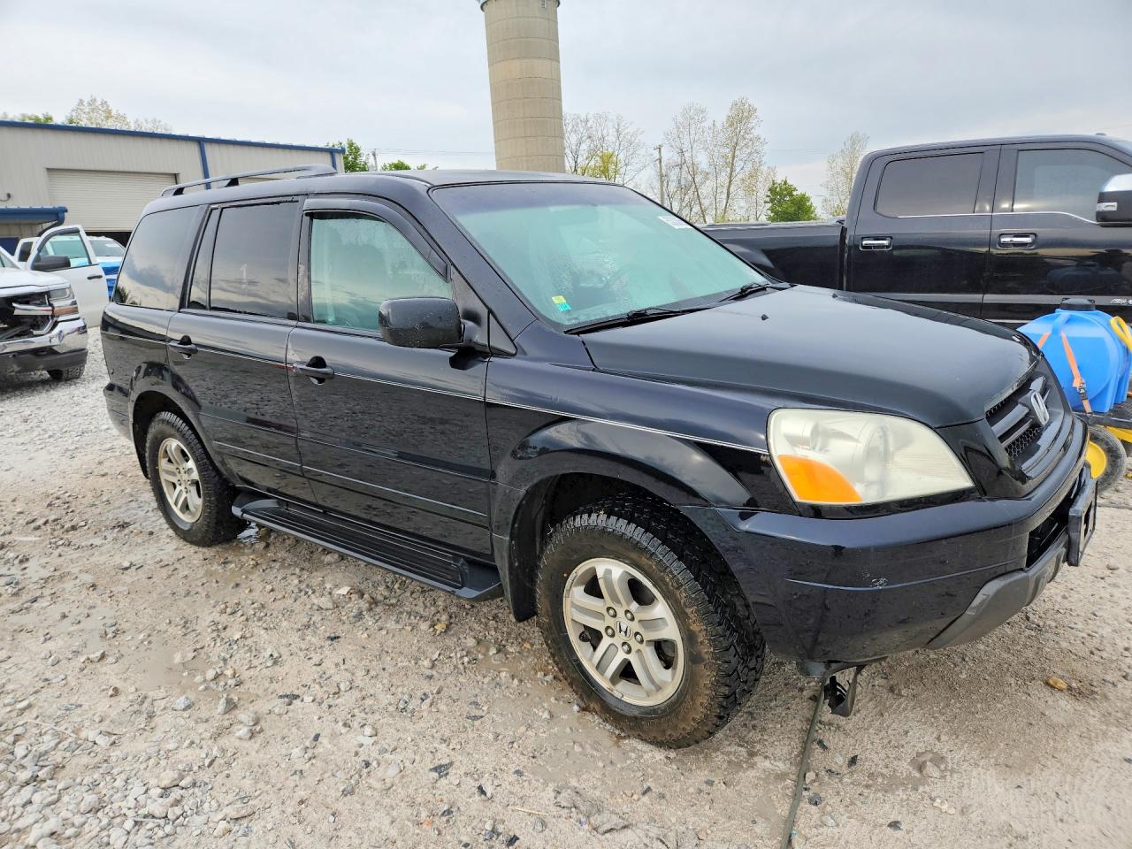 2005 Honda Pilot Ex Black vin: 2HKYF18435H538720
