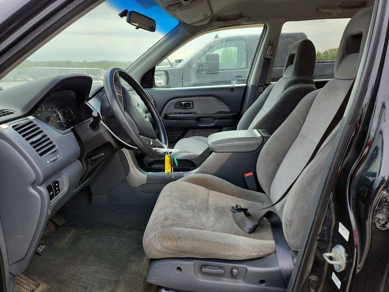 2005 Honda Pilot Ex Black vin: 2HKYF18435H538720