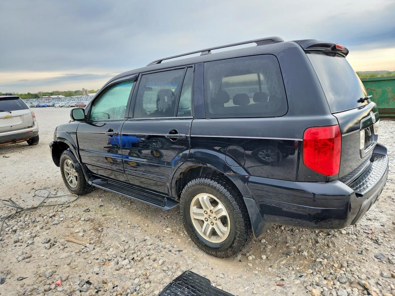 2005 Honda Pilot Ex Black vin: 2HKYF18435H538720