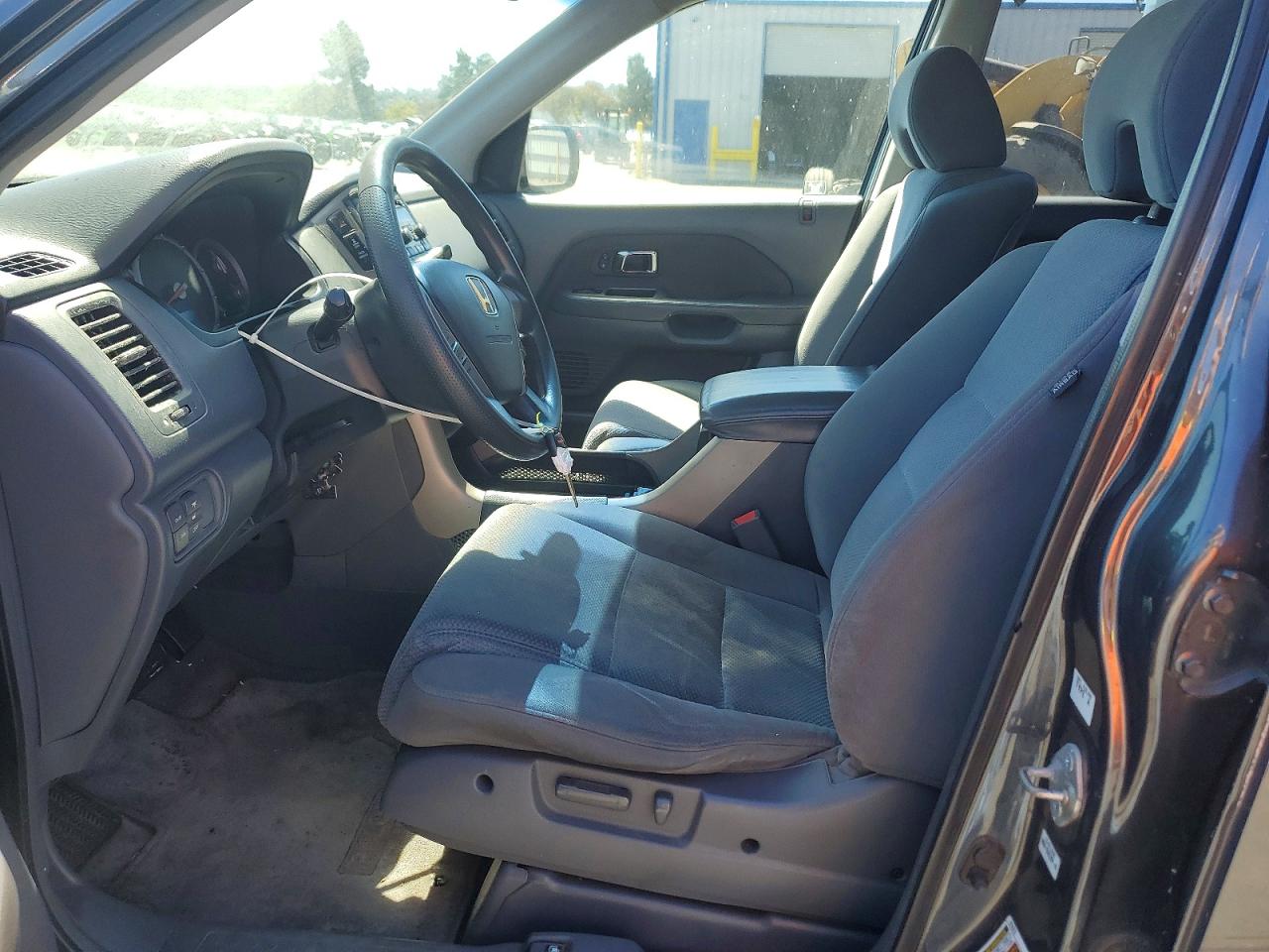 2006 Honda Pilot Ex Gray vin: 2HKYF18436H526374