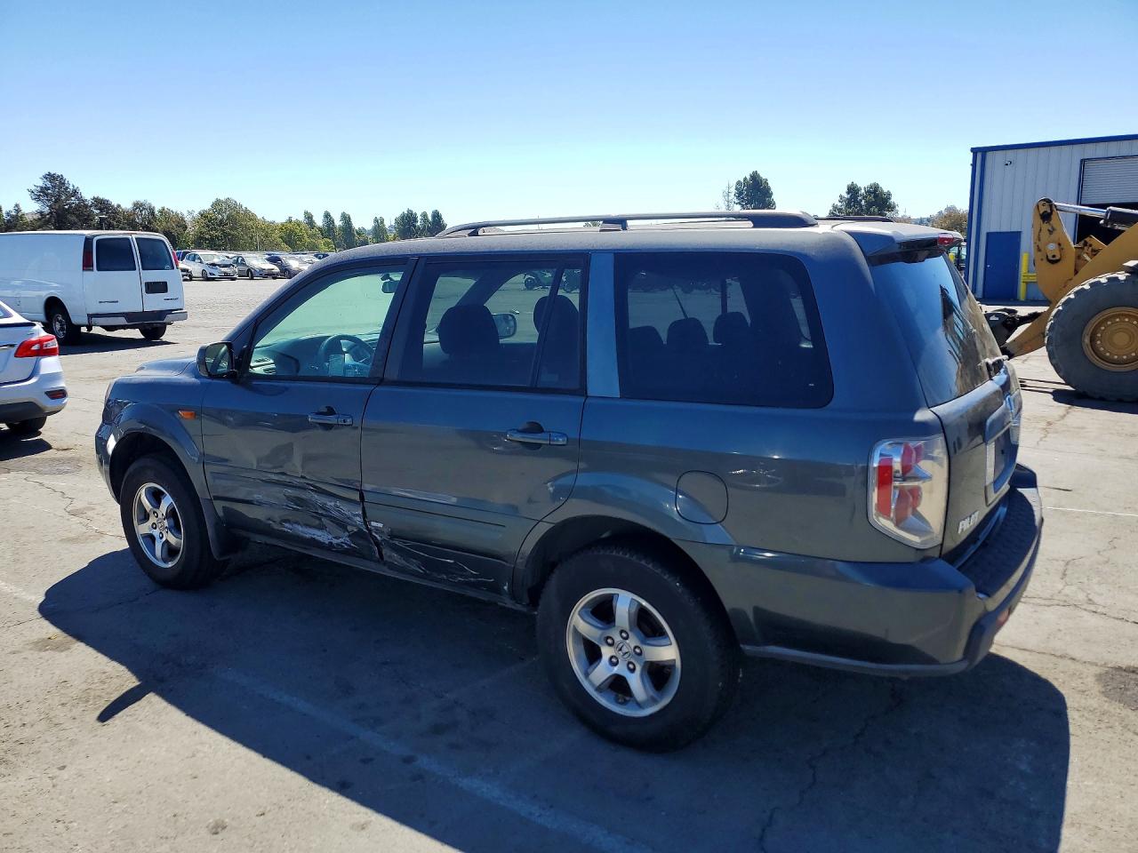 2006 Honda Pilot Ex Gray vin: 2HKYF18436H526374