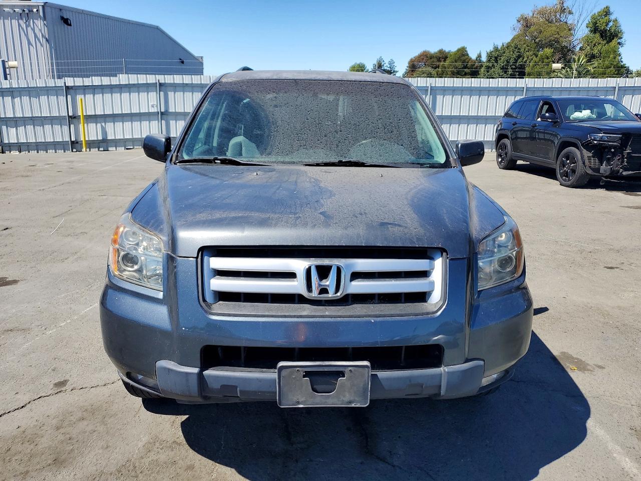 2006 Honda Pilot Ex Gray vin: 2HKYF18436H526374