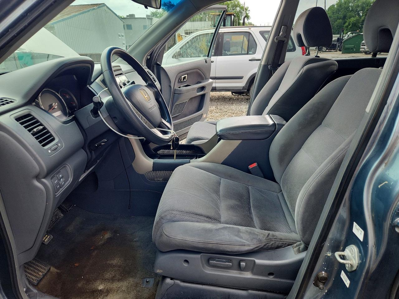 2007 Honda Pilot Ex Синий vin: 2HKYF18437H509897