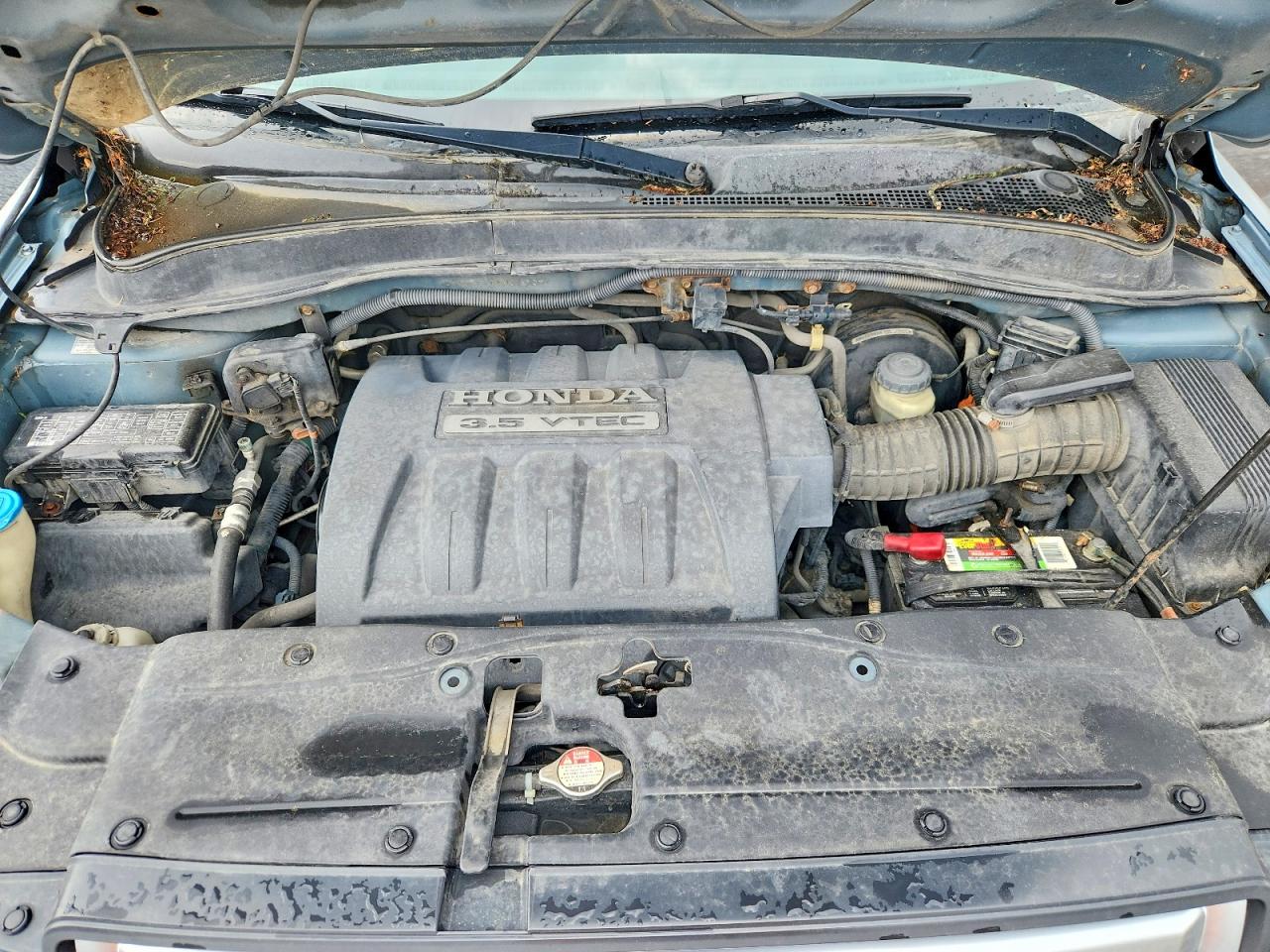 2007 Honda Pilot Ex Синий vin: 2HKYF18437H509897