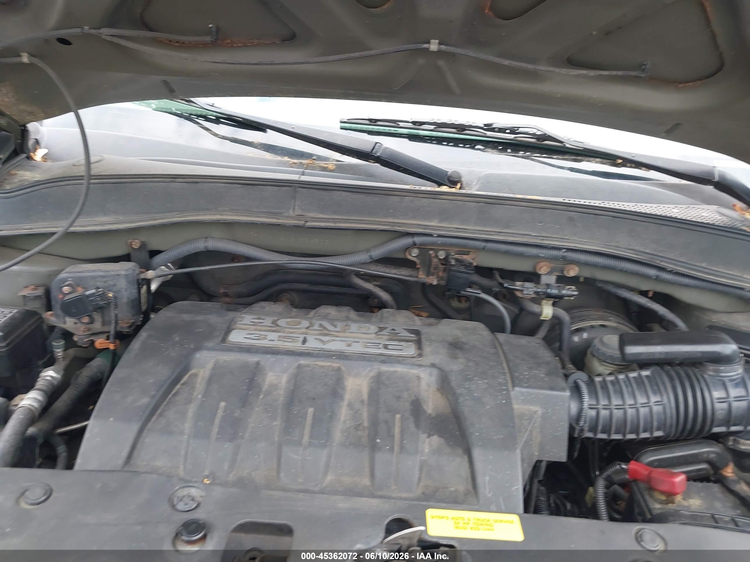 2007 Honda Pilot Ex Green vin: 2HKYF18437H538560
