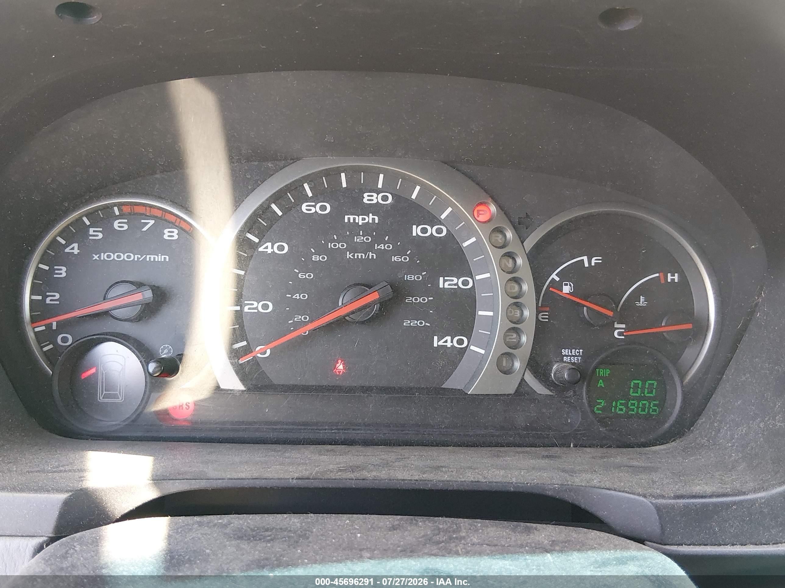 2003 Honda Pilot Ex Silver vin: 2HKYF18443H584831