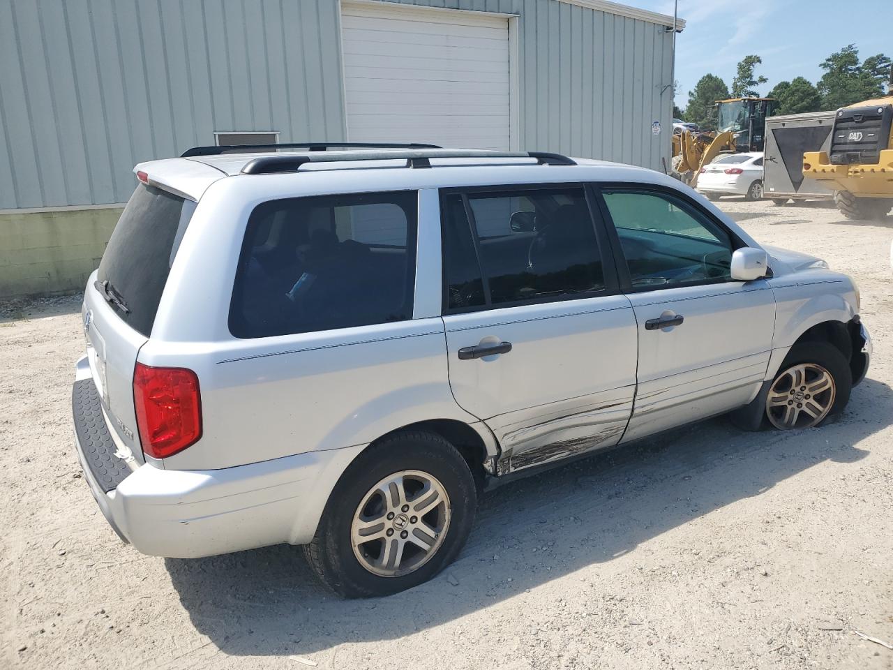 2003 Honda Pilot Ex Silver vin: 2HKYF18443H614152