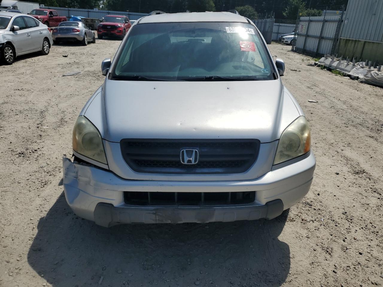 2003 Honda Pilot Ex Silver vin: 2HKYF18443H614152