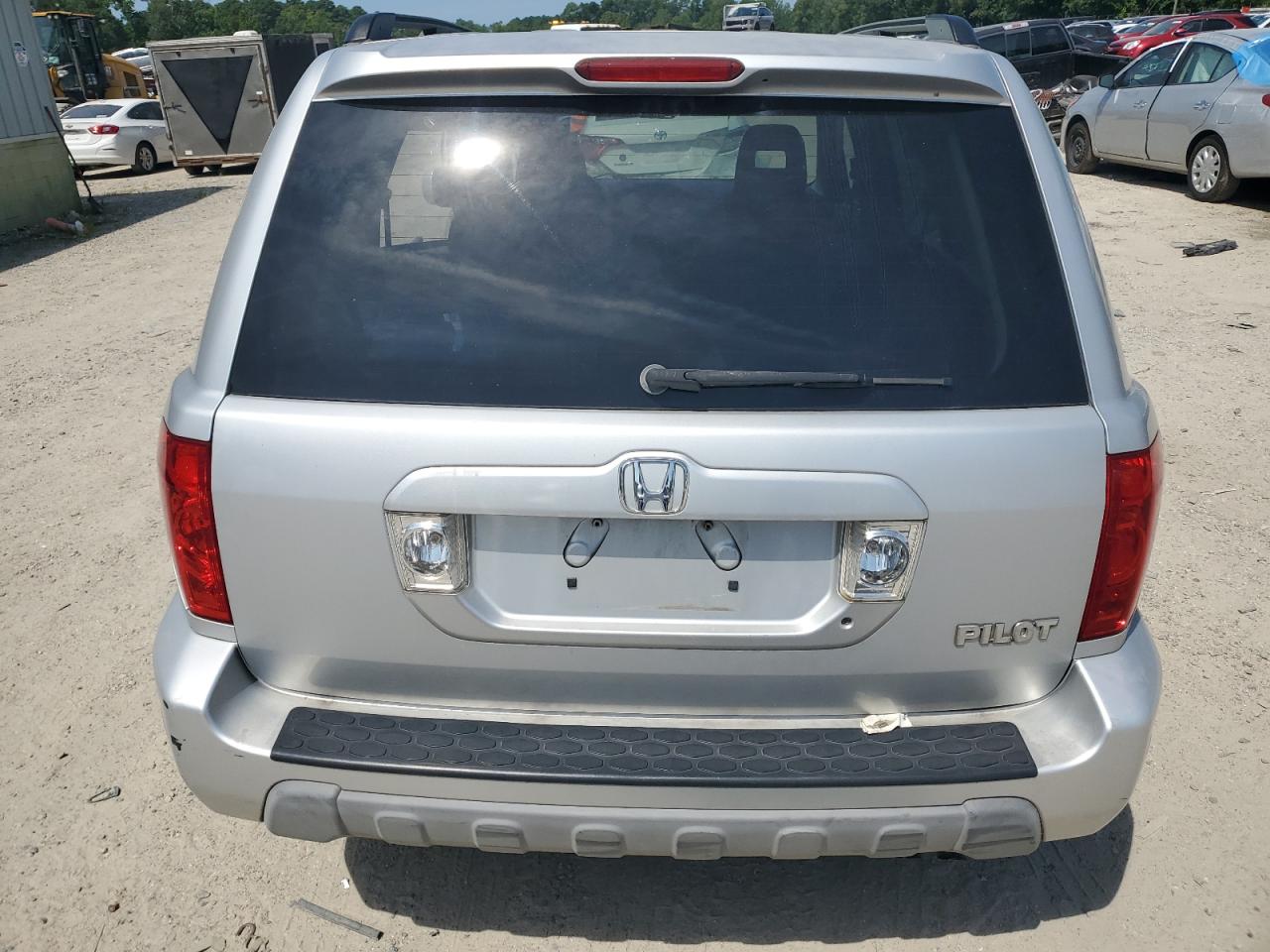 2003 Honda Pilot Ex Silver vin: 2HKYF18443H614152