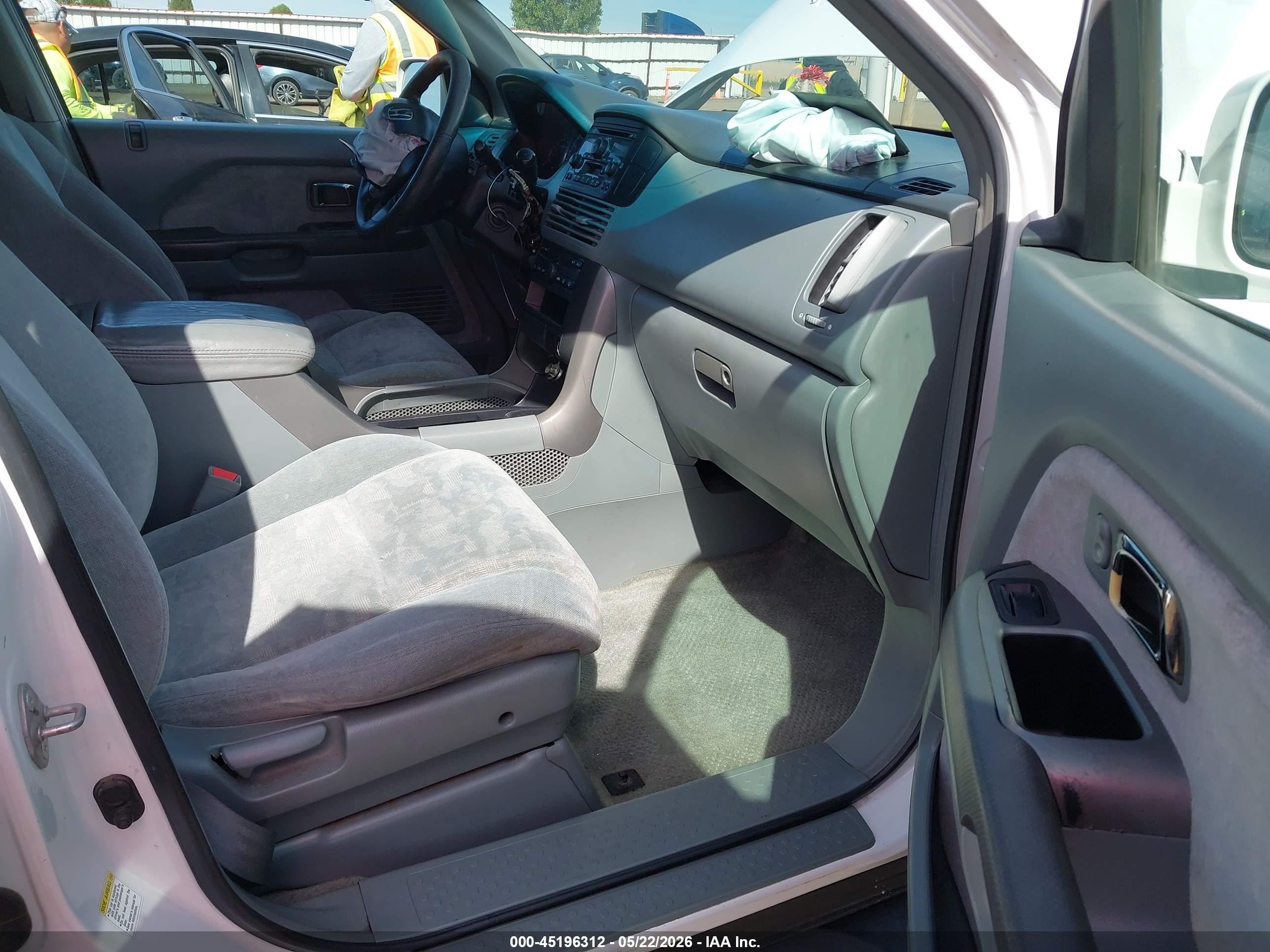 2003 Honda Pilot Ex Белый vin: 2HKYF18443H615320