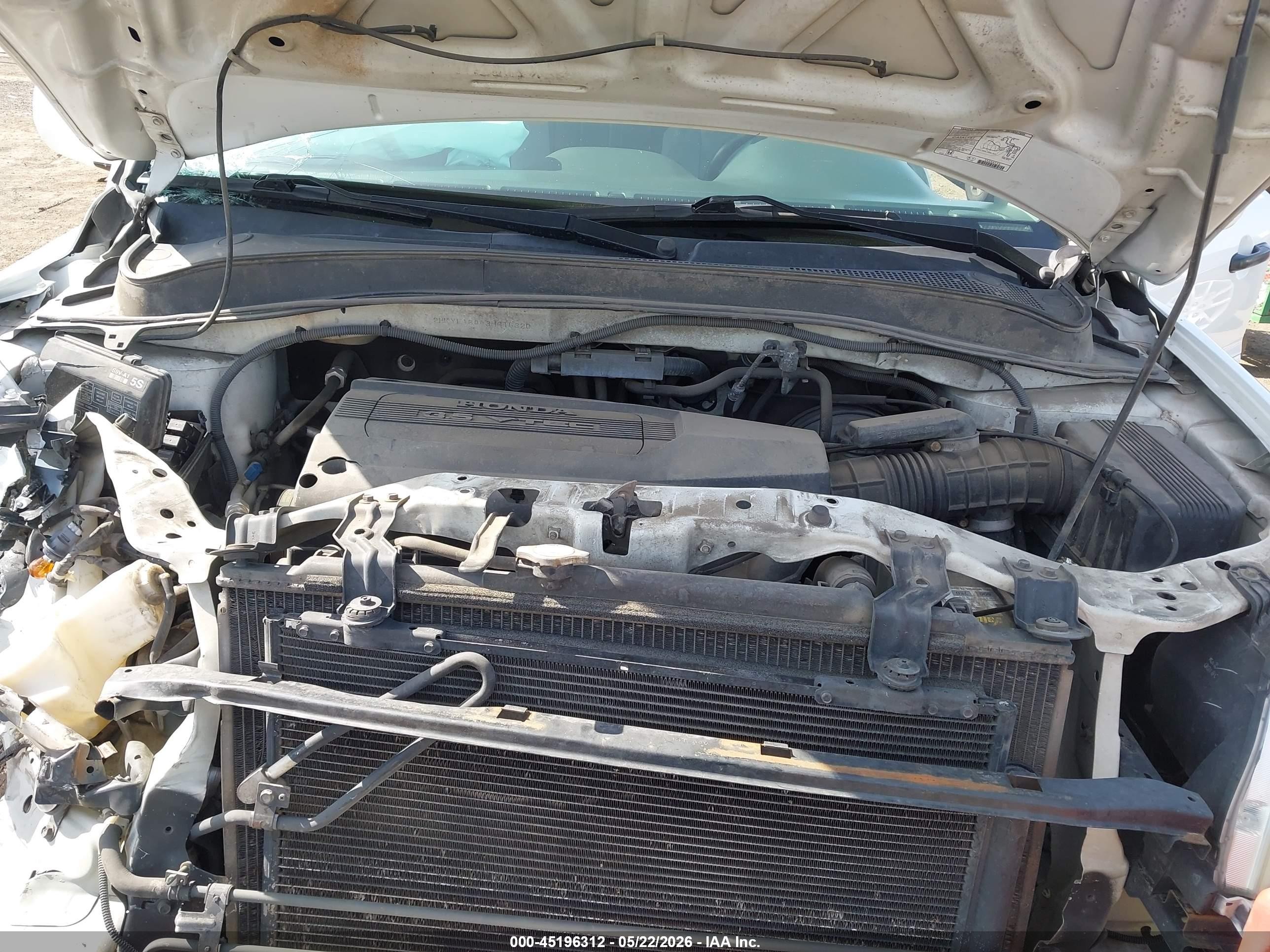 2003 Honda Pilot Ex Белый vin: 2HKYF18443H615320