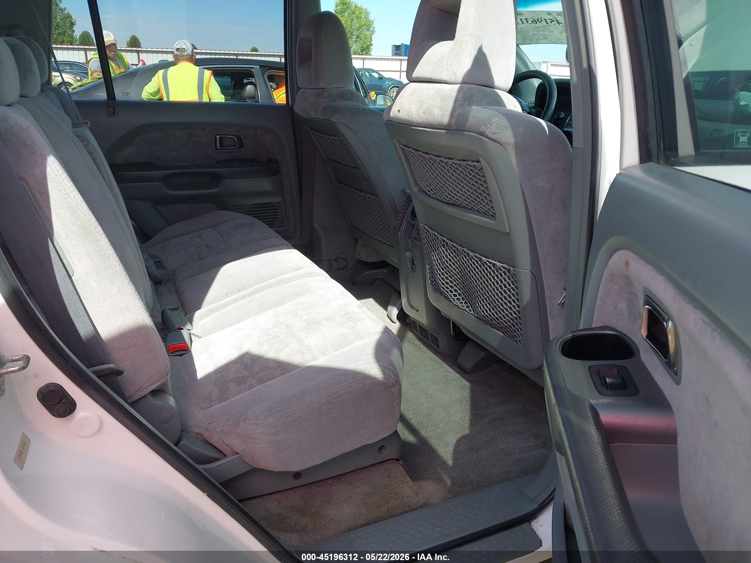 2003 Honda Pilot Ex Белый vin: 2HKYF18443H615320