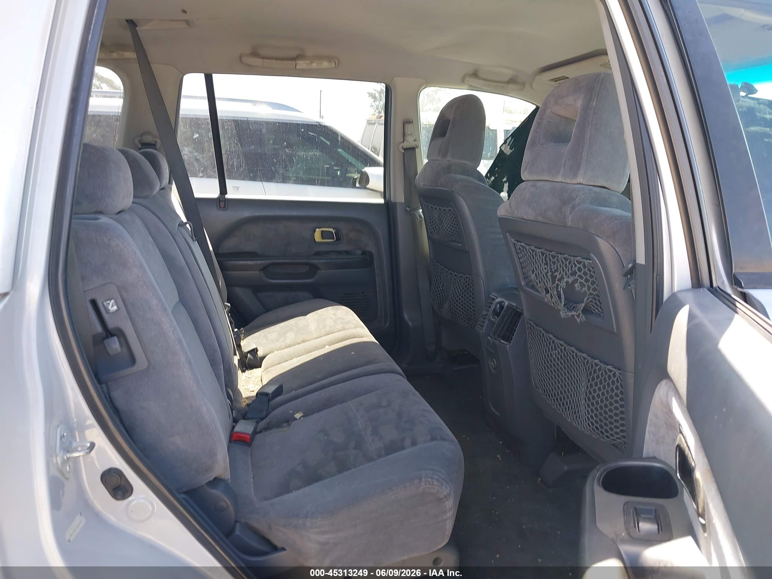 2003 Honda Pilot Ex Gray vin: 2HKYF18443H620680