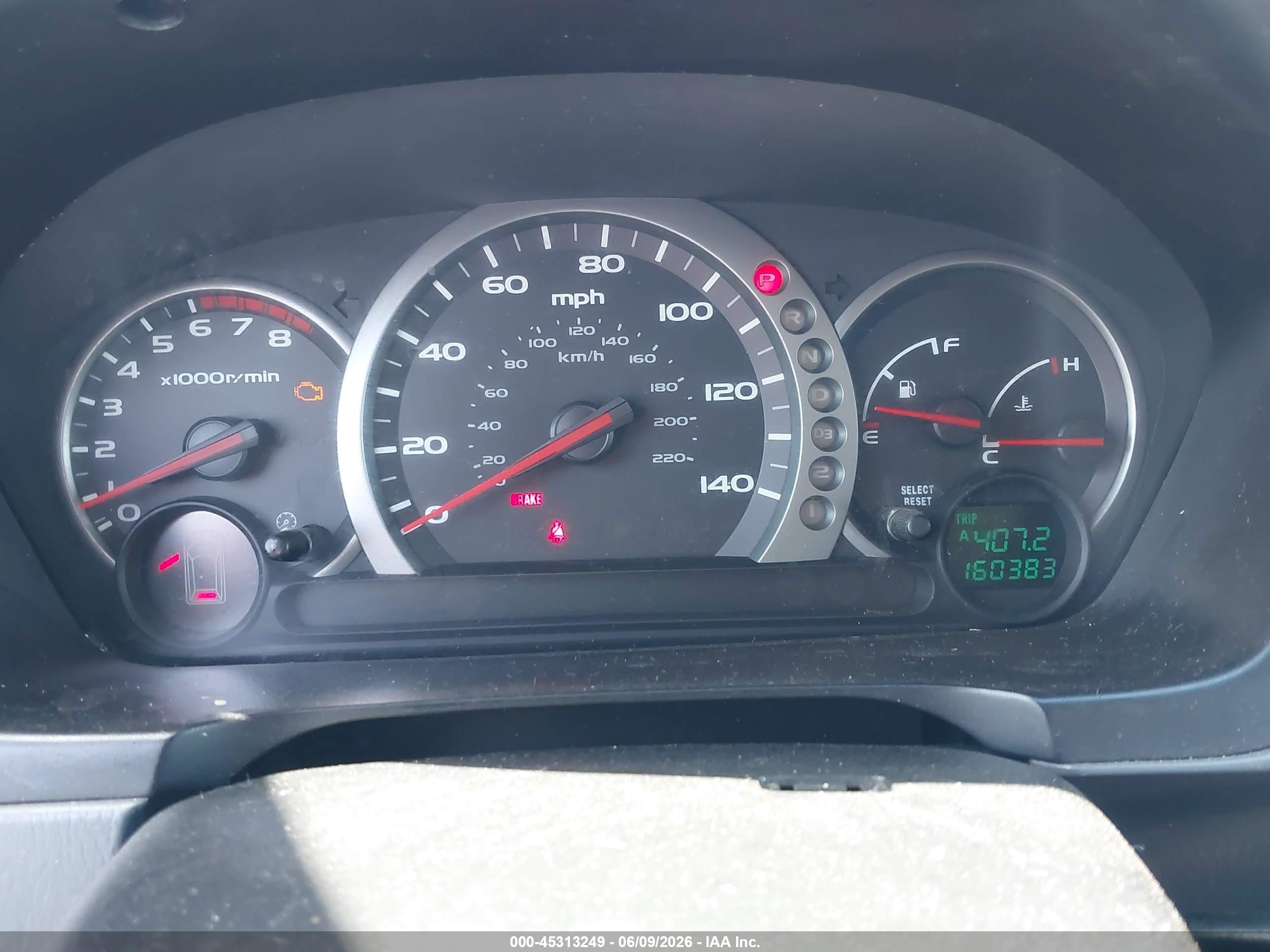 2003 Honda Pilot Ex Gray vin: 2HKYF18443H620680
