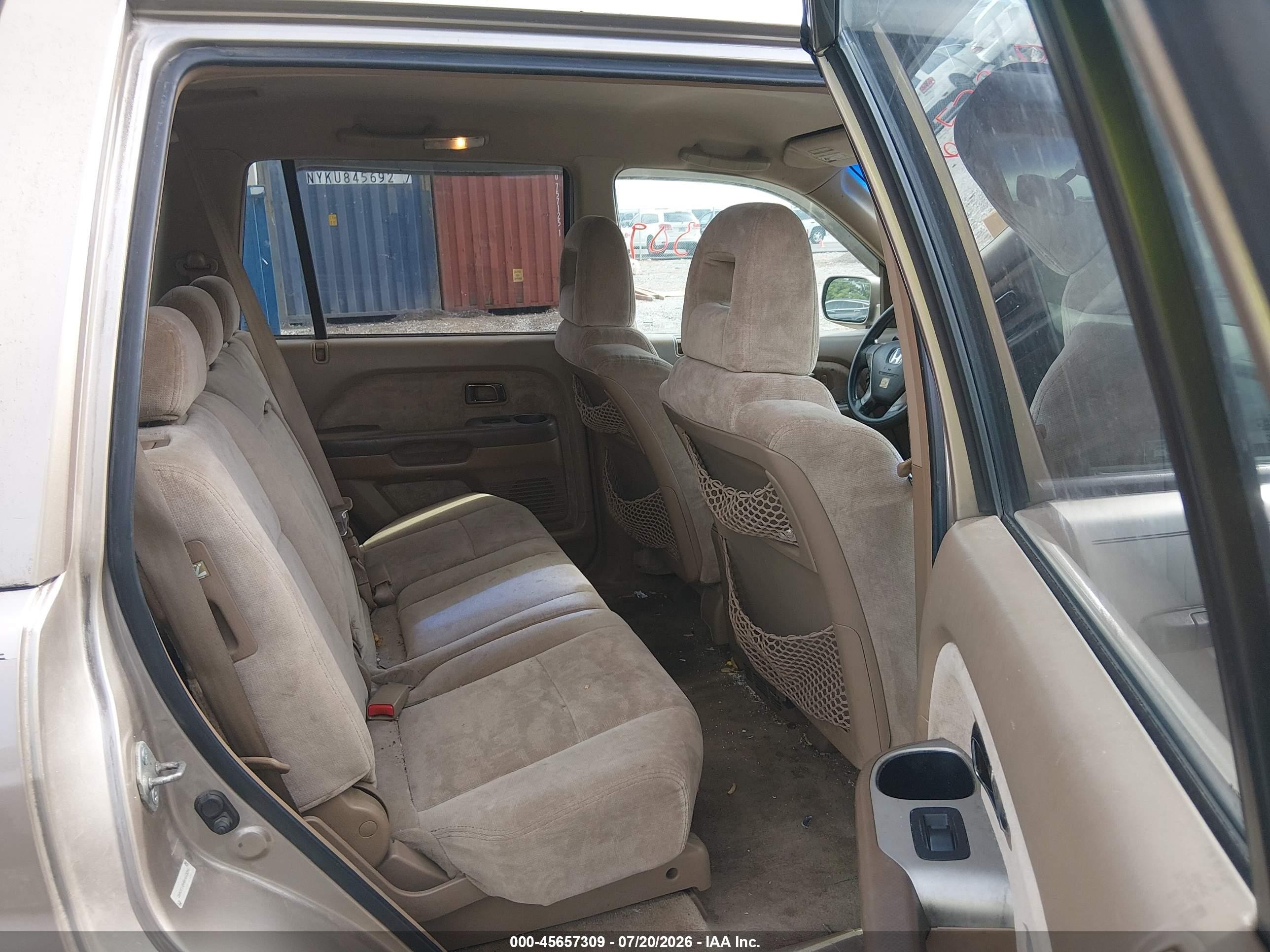 2004 Honda Pilot Ex Золотой vin: 2HKYF18444H603296
