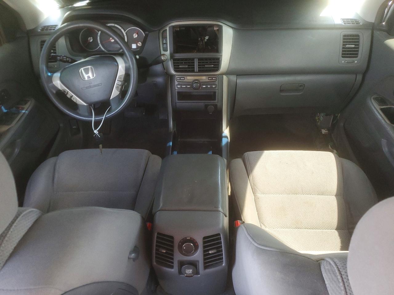 2006 Honda Pilot Ex Blue vin: 2HKYF18446H516694