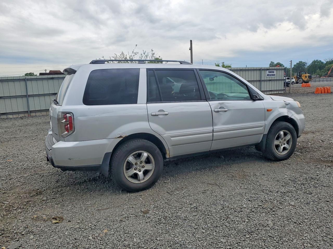 2006 Honda Pilot Ex Silver vin: 2HKYF18446H546696
