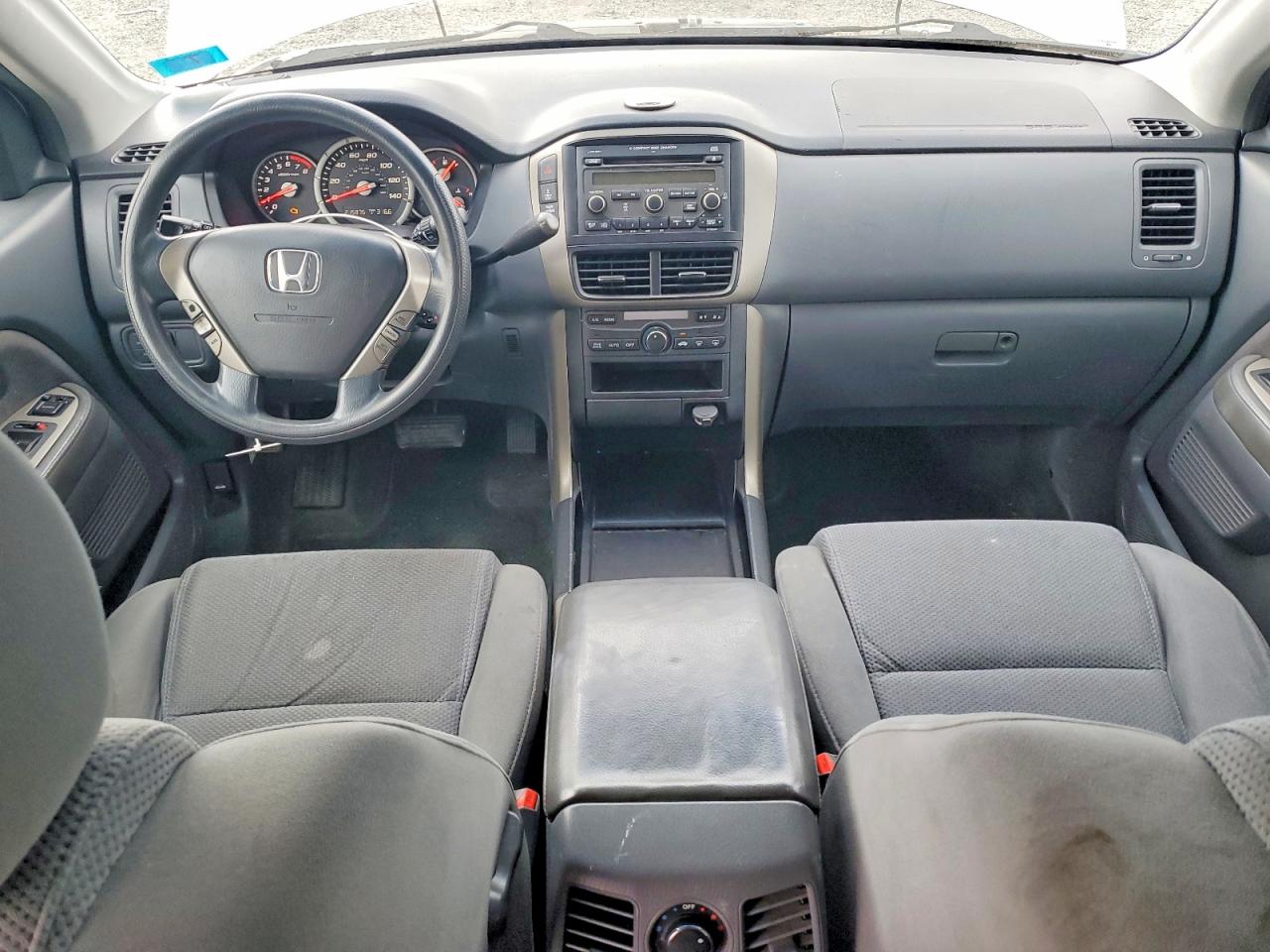 2006 Honda Pilot Ex Silver vin: 2HKYF18446H546696