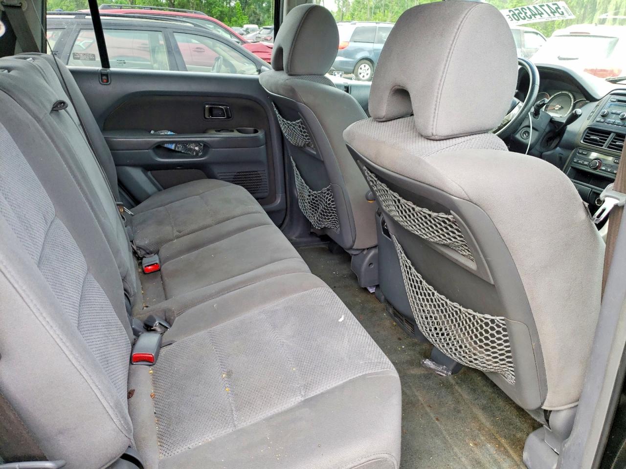 2007 Honda Pilot Ex Черный vin: 2HKYF18447H502294