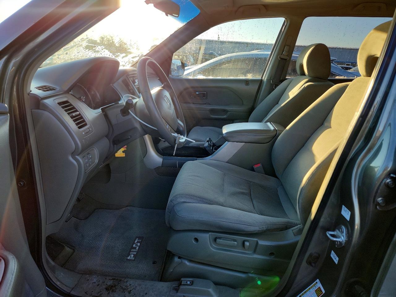 2007 Honda Pilot Ex Silver vin: 2HKYF18447H511657