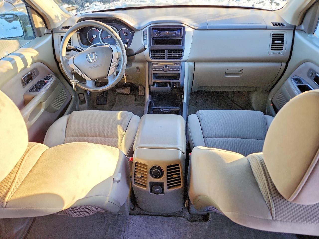 2007 Honda Pilot Ex Silver vin: 2HKYF18447H511657