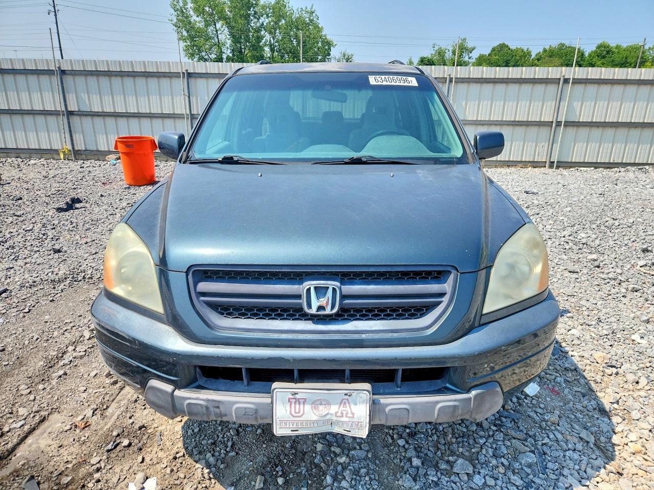 2003 Honda Pilot Ex Серый vin: 2HKYF18453H557461