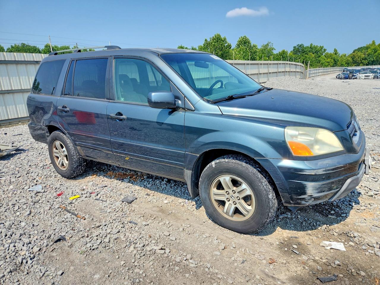 2003 Honda Pilot Ex Серый vin: 2HKYF18453H557461
