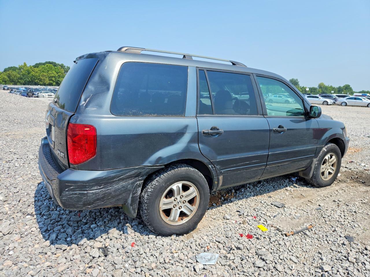 2003 Honda Pilot Ex Серый vin: 2HKYF18453H557461
