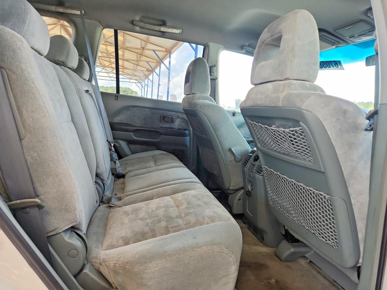 2004 Honda Pilot Ex White vin: 2HKYF18454H541844
