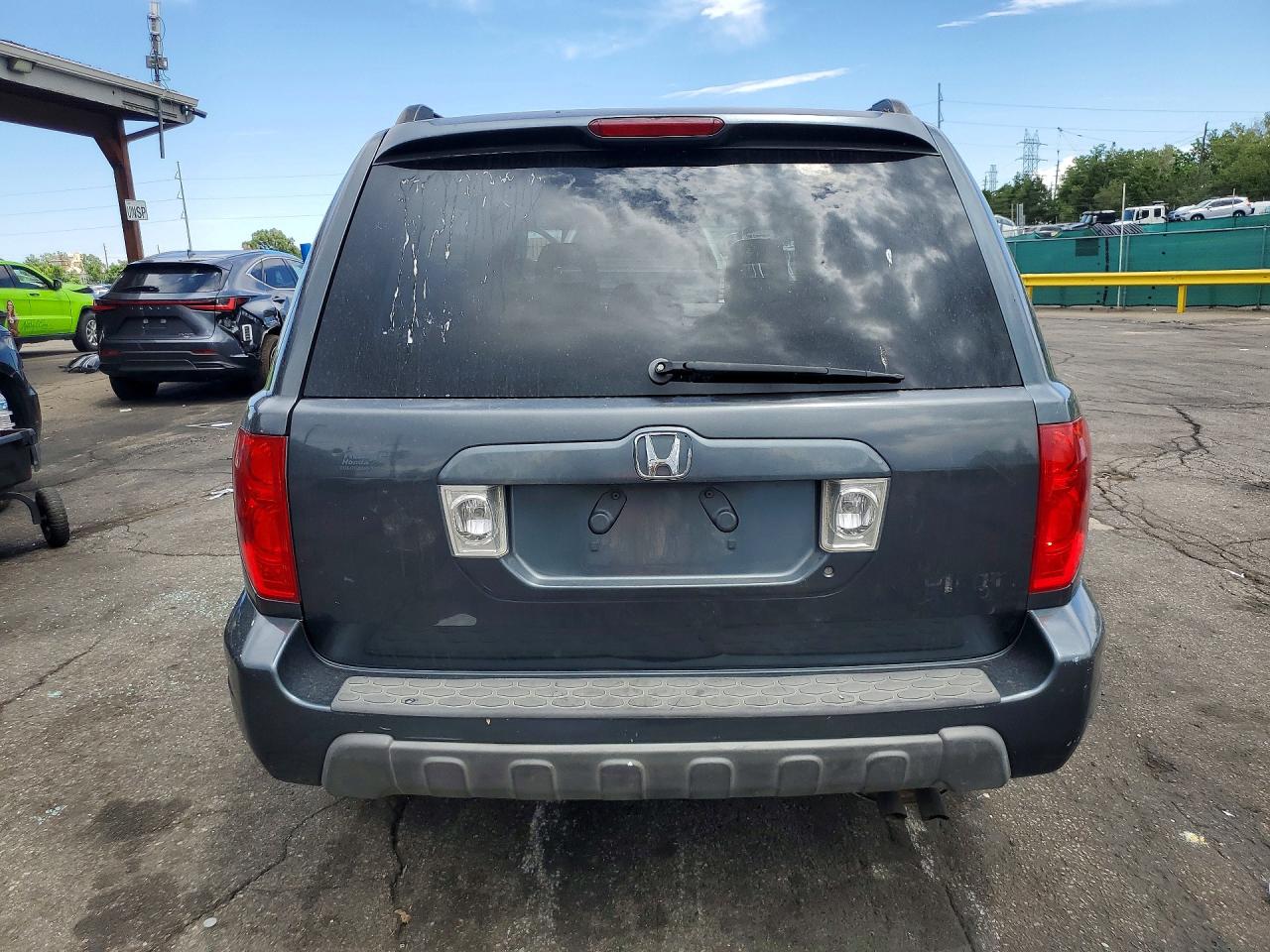 2004 Honda Pilot Ex Gray vin: 2HKYF18454H560782