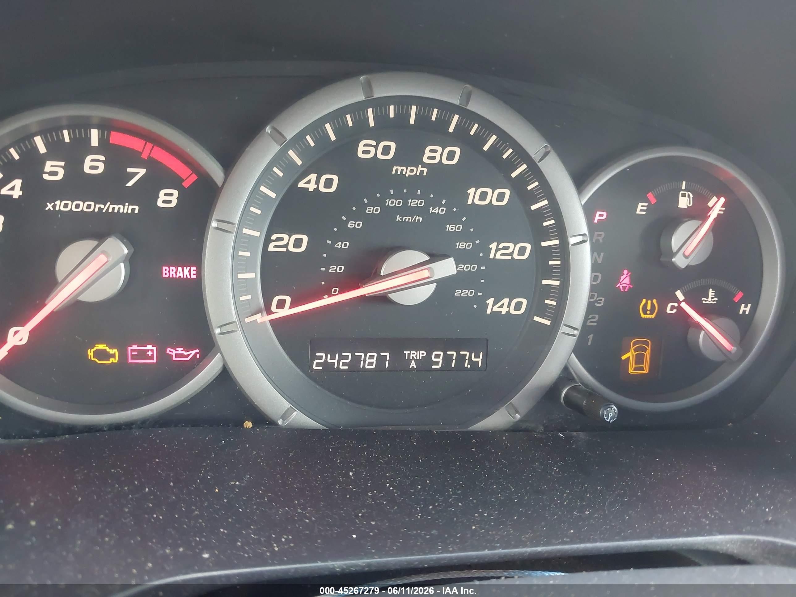 2007 Honda Pilot Ex Gray vin: 2HKYF18457H502417
