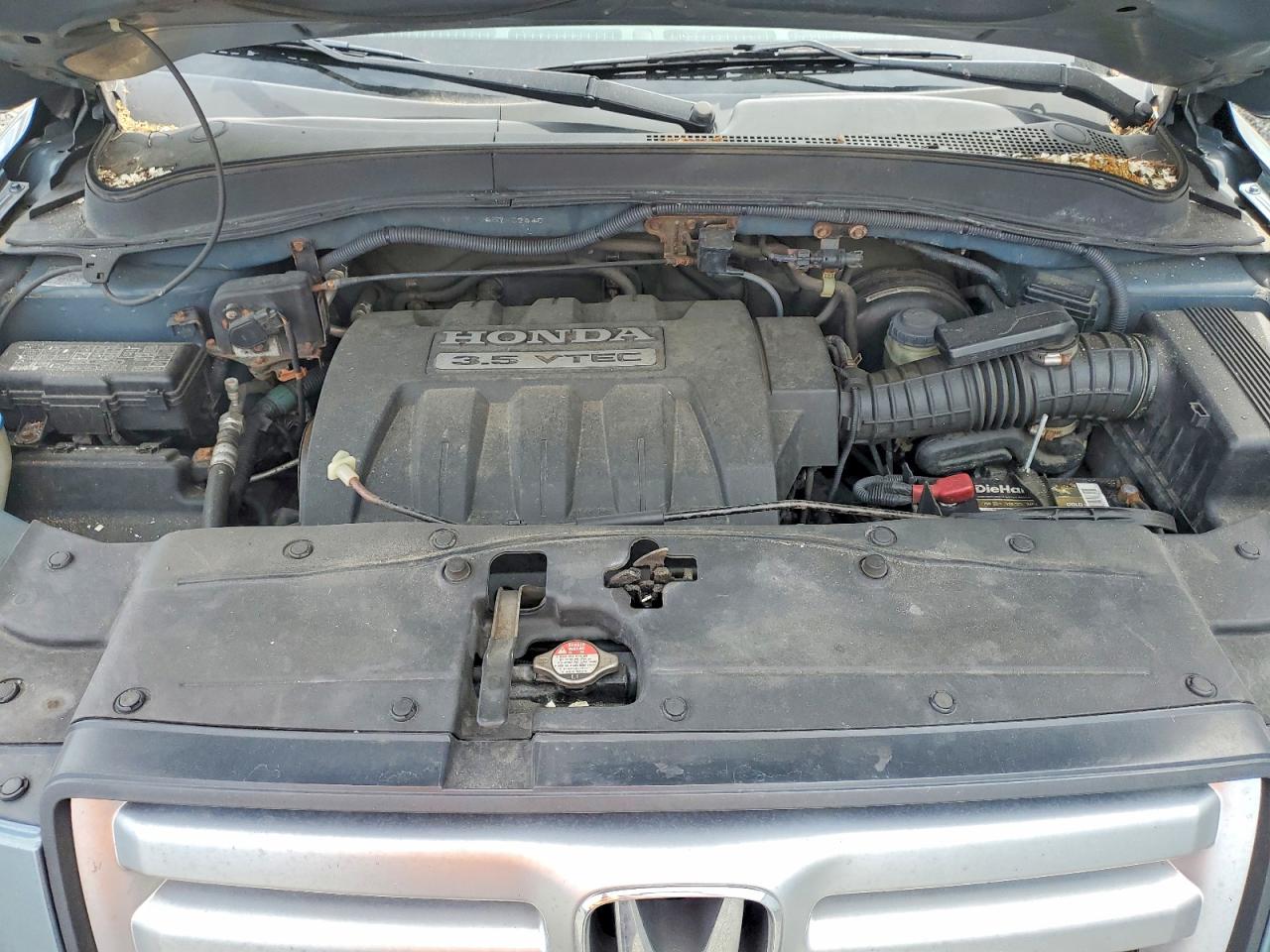 2007 Honda Pilot Ex Gray vin: 2HKYF18457H524451