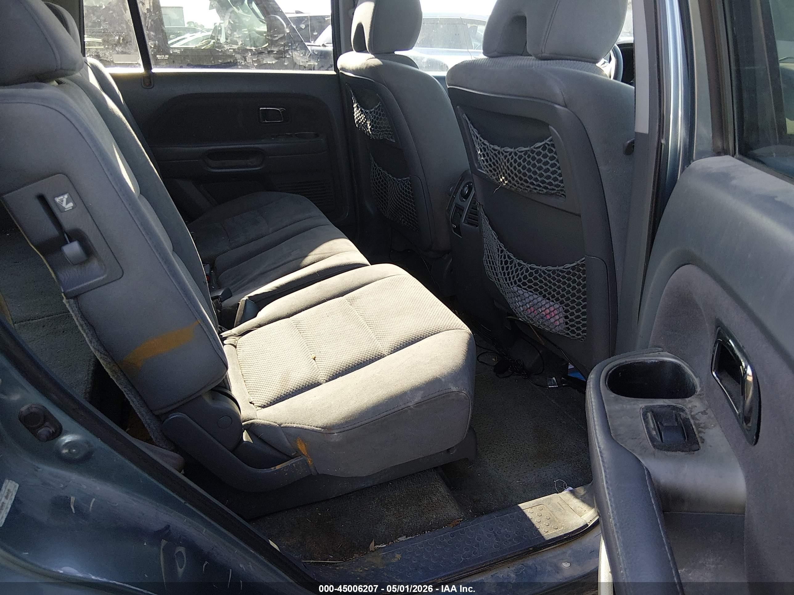 2007 Honda Pilot Ex Light Blue vin: 2HKYF18457H527530