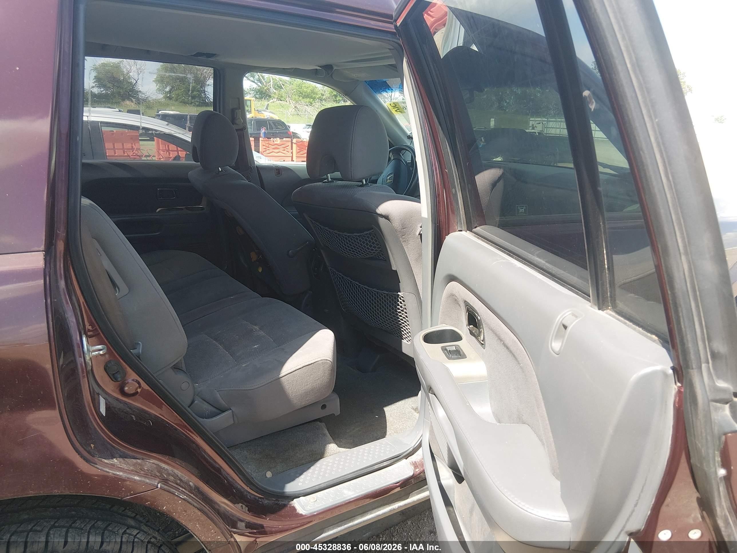 2007 Honda Pilot Ex Purple vin: 2HKYF18457H538379