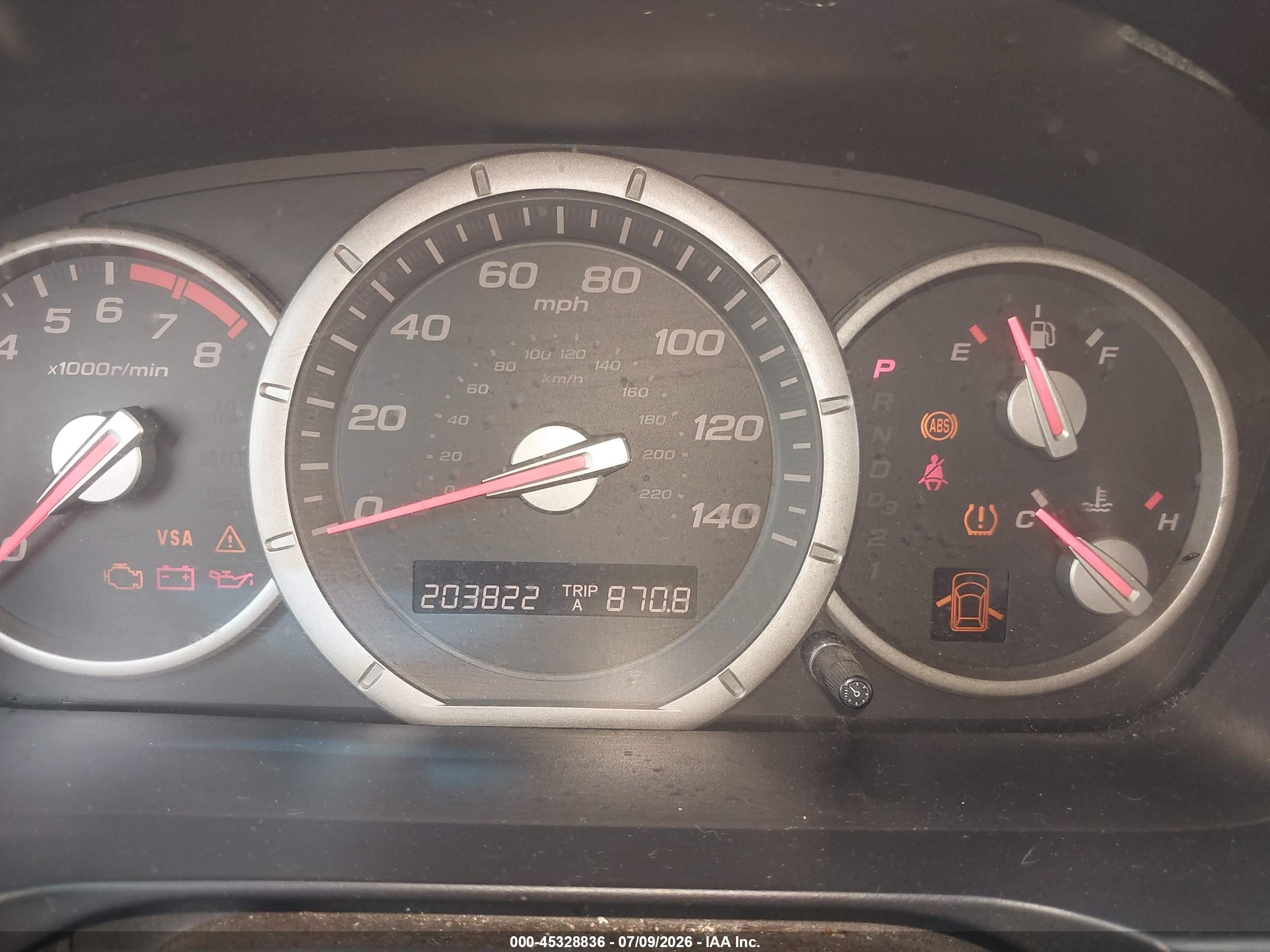 2007 Honda Pilot Ex Purple vin: 2HKYF18457H538379