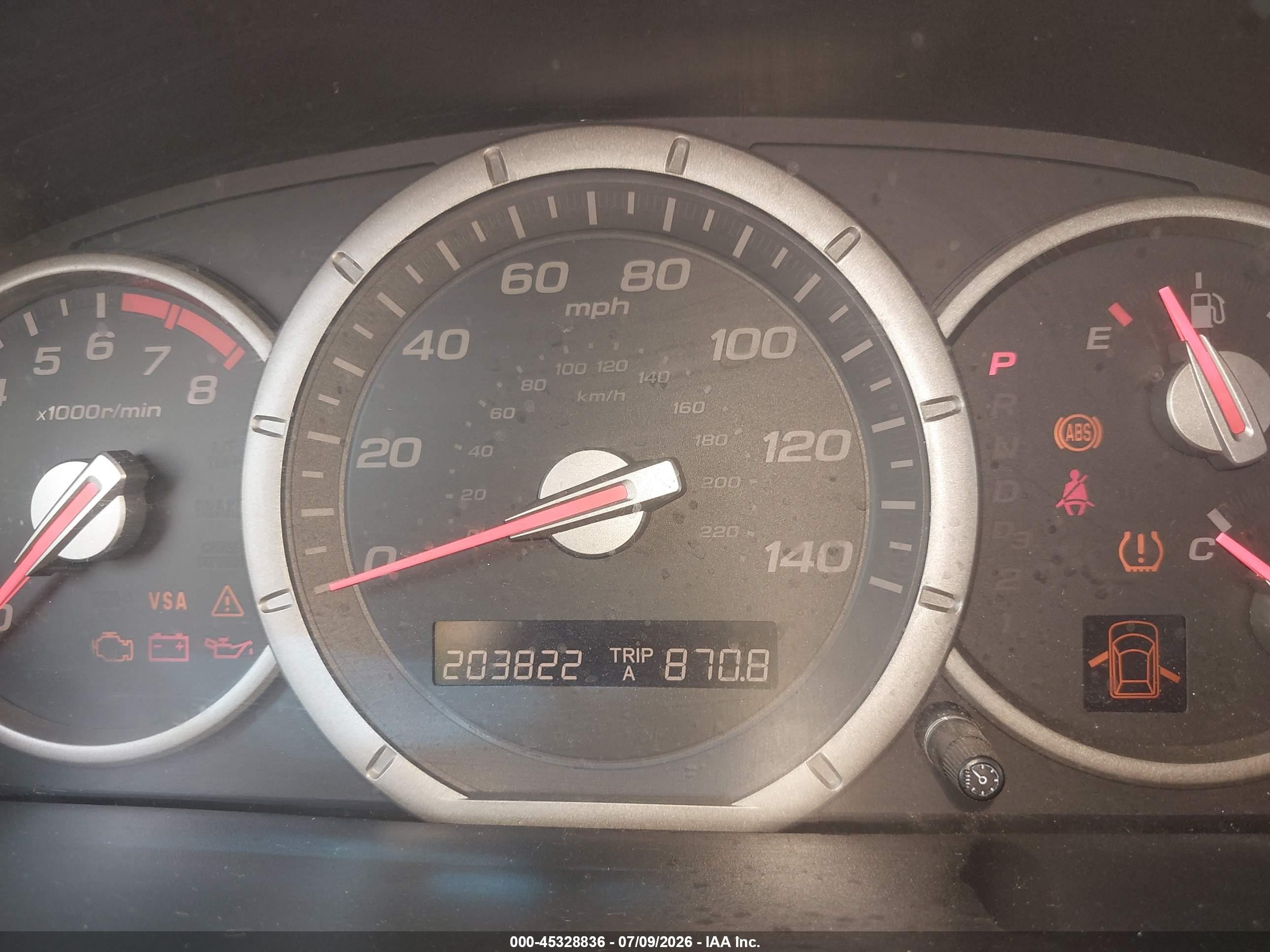 2007 Honda Pilot Ex Purple vin: 2HKYF18457H538379