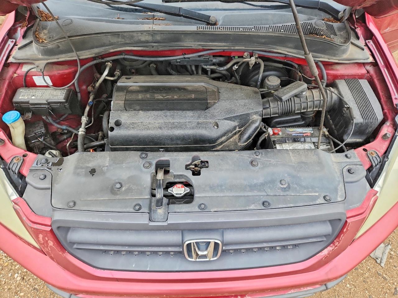 2003 Honda Pilot Ex Red vin: 2HKYF18463H536523