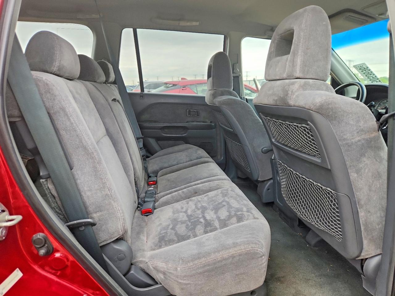 2003 Honda Pilot Ex Red vin: 2HKYF18463H536523